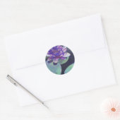 Zuiverheid - Waterlelie pastel Ronde Sticker (Envelop)