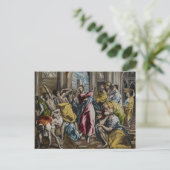 Zuivering van de tempel briefkaart (Staand voorkant)