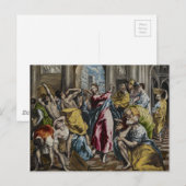 Zuivering van de tempel briefkaart (Voorkant / Achterkant)