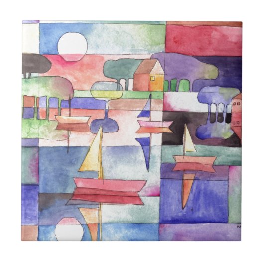 ZUIVERING VAN DE Waterverf WATERVEILIGHEID Tegeltje (Voorkant)