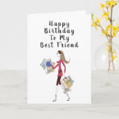 ZUIVERINGSBEDAG ***BESTE VRIEND** KAART (Gele Bloem)