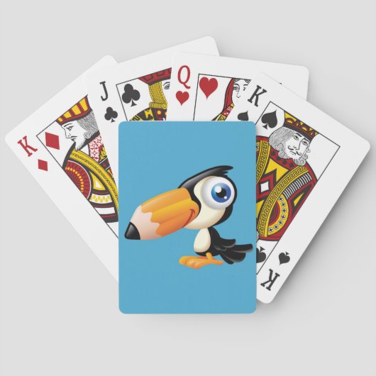 Zujava Toucan-afspeelkaarten Pokerkaarten (Achterkant)