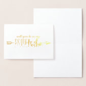 Zul je in mijn Bride Tribe kaart in Gold Folie (Display)