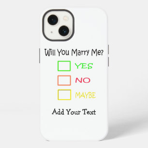 Zul je met me trouwen door Shirley Taylor iPhone 13 Hoesje