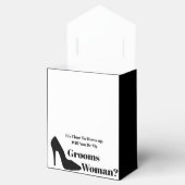 Zul je mijn bruidegom zijn Modern eenvoudig voorst Bedankdoosjes (Geopend)