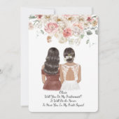 ZUL JE MIJN BRUIDSJUFFER ZIJN VOORSTEL SAVE THE DATE (Voorkant)
