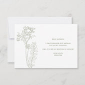 Zul je mijn Ereheer Sage Boho Flowers zijn? (Achterkant)