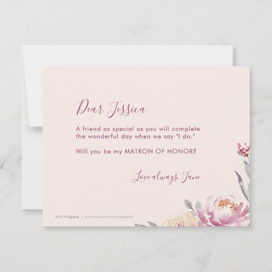 Zul je mijn ereheer zijn Romantische tuin Kaart (Achterkant)