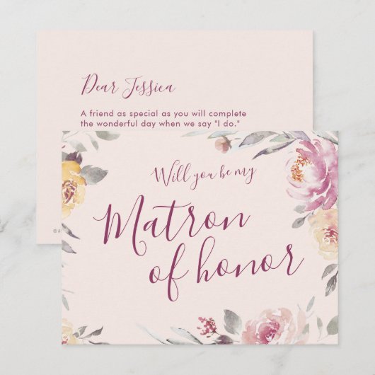 Zul je mijn ereheer zijn Romantische tuin Kaart (Voorkant / Achterkant)