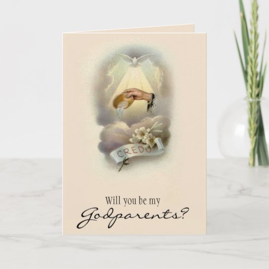 Zul je mijn peetouders zijn voorstel Doop (Voorkant)