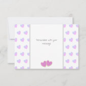 Zul je mijn valentijn CutOut Cookies zijn Kaart (Achterkant)