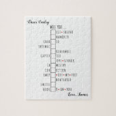 Zul je mijn Valentijn zijn - Nieuwe liefdesverklar Legpuzzel (Verticaal)