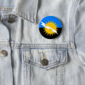 Zulia, Venezolaanse vlag Ronde Button 5,7 Cm (In situ)