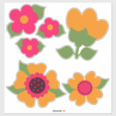 Zulke  bloemen! sticker (Vel)