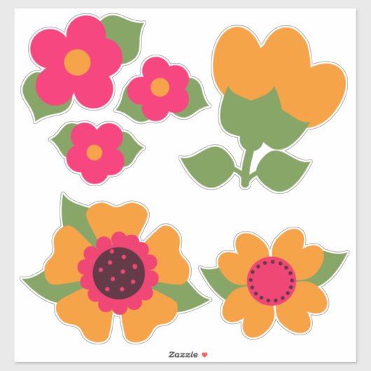 Zulke bloemen! sticker (Vel)