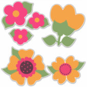 Zulke bloemen! sticker (Voorkant)