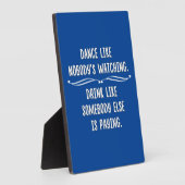 Zulke grappige dans, zo'n Drink Fotoplaat (Zijkant)