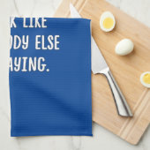 Zulke grappige dans, zo'n Drink Theedoek (Quarter Fold)