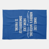 Zulke grappige dans, zo'n Drink Theedoek (Horizontaal)