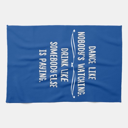 Zulke grappige dans, zo'n Drink Theedoek (Horizontaal)