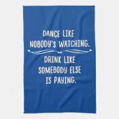 Zulke grappige dans, zo'n Drink Theedoek (Verticaal)