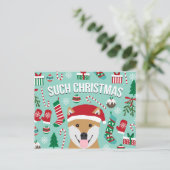 Zulke kerst Doge Briefkaart - eenzijdig (Staand voorkant)