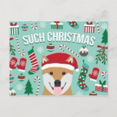 Zulke kerst Doge Briefkaart - eenzijdig (Voorkant)