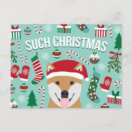 Zulke kerst Doge Briefkaart - eenzijdig (Voorkant)