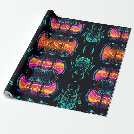 Zulke leuke Scarabee Cadeaupapier (Uitgerold)