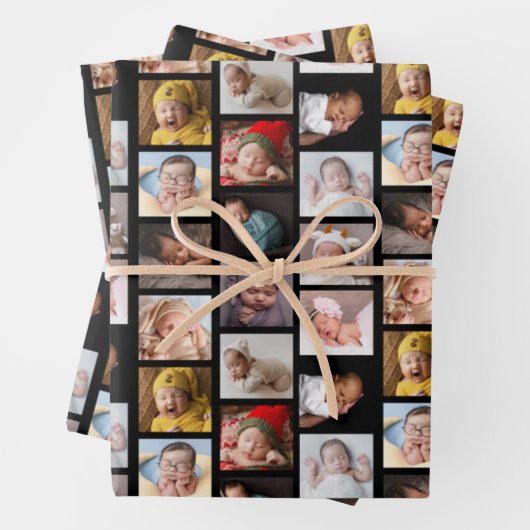 Zulke schattige baby's inpakpapier vel (In situ)