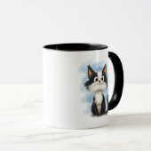 Zulke Tuxedo Kat Cartoon Mok (Voorkant rechts)