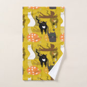Zulke verschillende katten. bad handdoek (Handdoek)