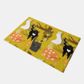 Zulke verschillende katten. deurmat (Schuin)