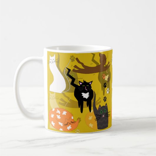 Zulke verschillende katten. Mok (Links)