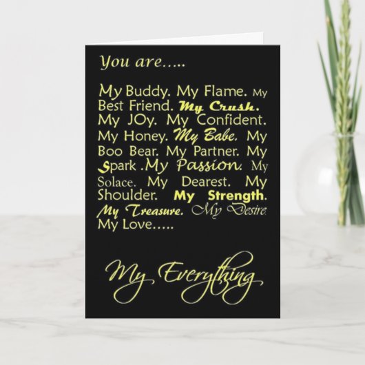 ZULLEN U ***MARRY ME** VOORSTEL KAART (Voorkant)