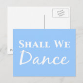 Zullen we cadeaus dansen? briefkaart (Voorkant / Achterkant)