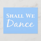 Zullen we cadeaus dansen? briefkaart (Voorkant)