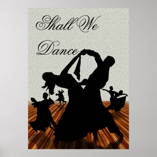 Zullen we Dance Poster (Voorkant)