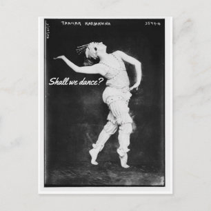 Zullen we dansen? Briefkaart