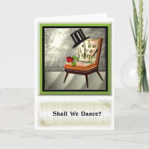Zullen we dansen? feestdagen kaart