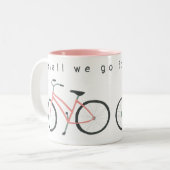 Zullen we gaan rijden? Mok fietsen (Voorkant links)