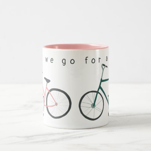 Zullen we gaan rijden? Mok fietsen (Center)