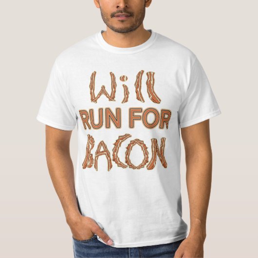 ZULLEN WORDEN UITGEVOERD VOOR BACON-T - shirts en  (Voorkant)