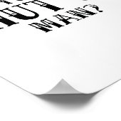 Zult u gewoon grappige anti-Trump zwijgen? Poster (Hoek)