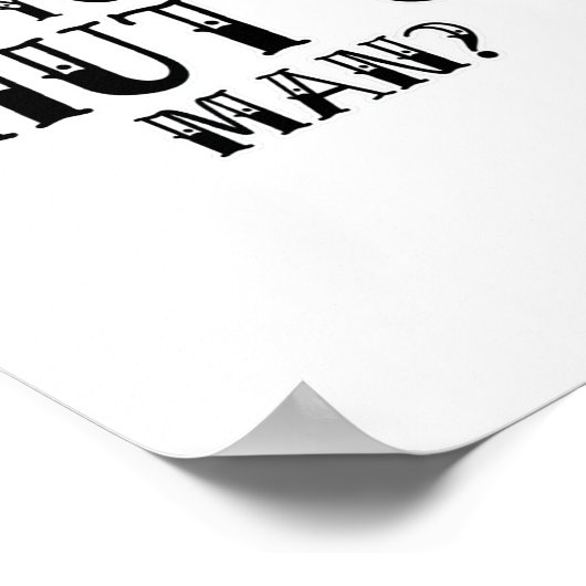 Zult u gewoon grappige anti-Trump zwijgen? Poster (Hoek)