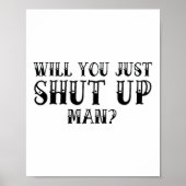 Zult u gewoon grappige anti-Trump zwijgen? Poster (Voorkant)