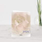 Zult u me het Ivoor van de Kaart toenam huwen (Achterkant)