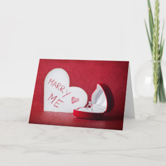 Zult u me huwen kaart