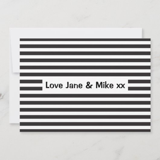 Zult U Mijn Baard Met Zwarte Strepen Zijn Kaart (Achterkant)