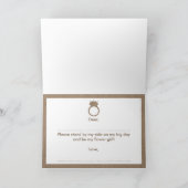 Zult u Mijn Bloemenmeisje zijn? De Kaart van de (Binnen)